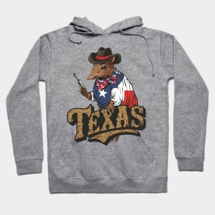 Vintage Armadillo - Texas Cowboy Hoodie